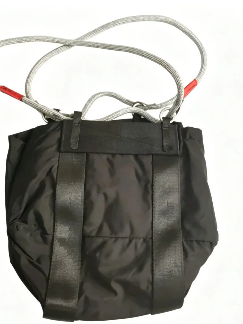 Pre-owned Topologie Black Shoulder Bag Capacity Carryall Tote for Travel Small